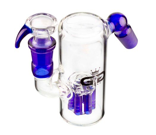 Grace Glass Slitted Tree Perc Precooler Blue SG 18.8 mm